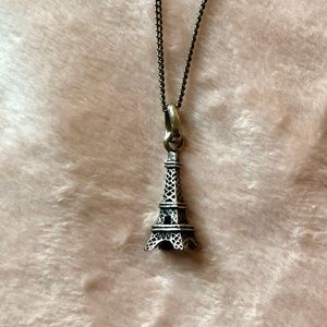 Sterling Silver 925 Eiffel Tower Pendant